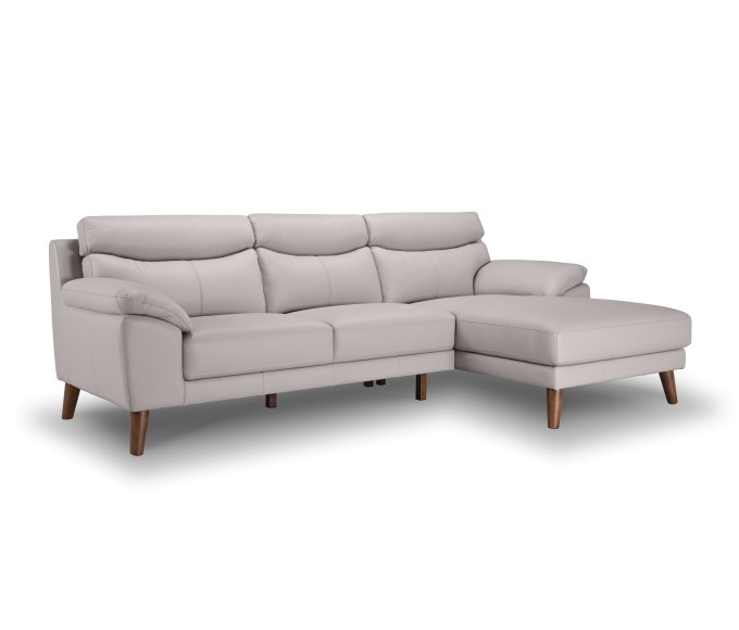 Miami Top Grain Leather Sectional